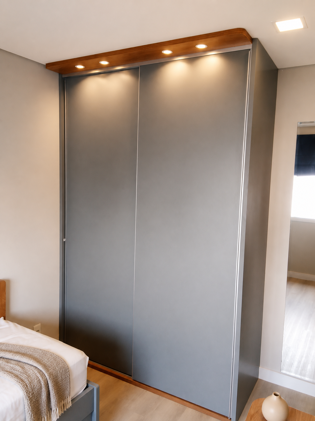 Projeto Mogiana: Closet com iluminação
